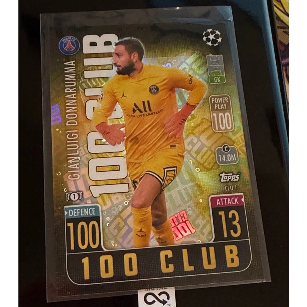 2021-22 Topps Match Attax UCL Extra - 100 Club #CLU 1 Gianluigi Donnarumma